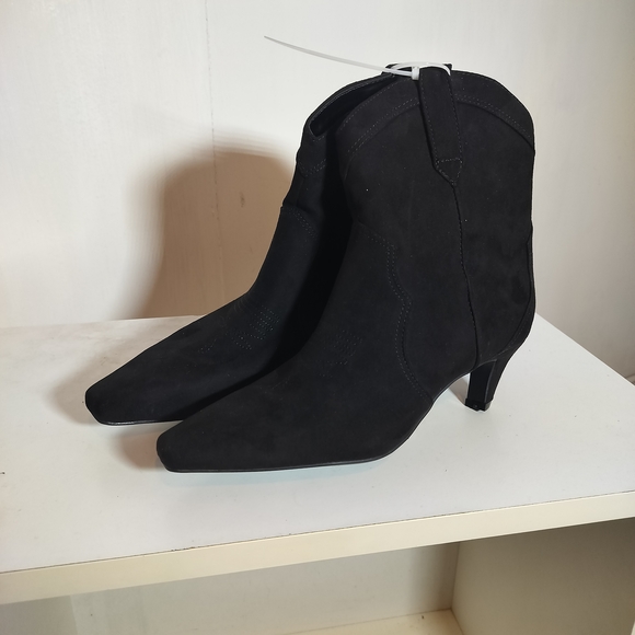 INC International Concepts Shoes - INC International Concepts Black Suede Boots